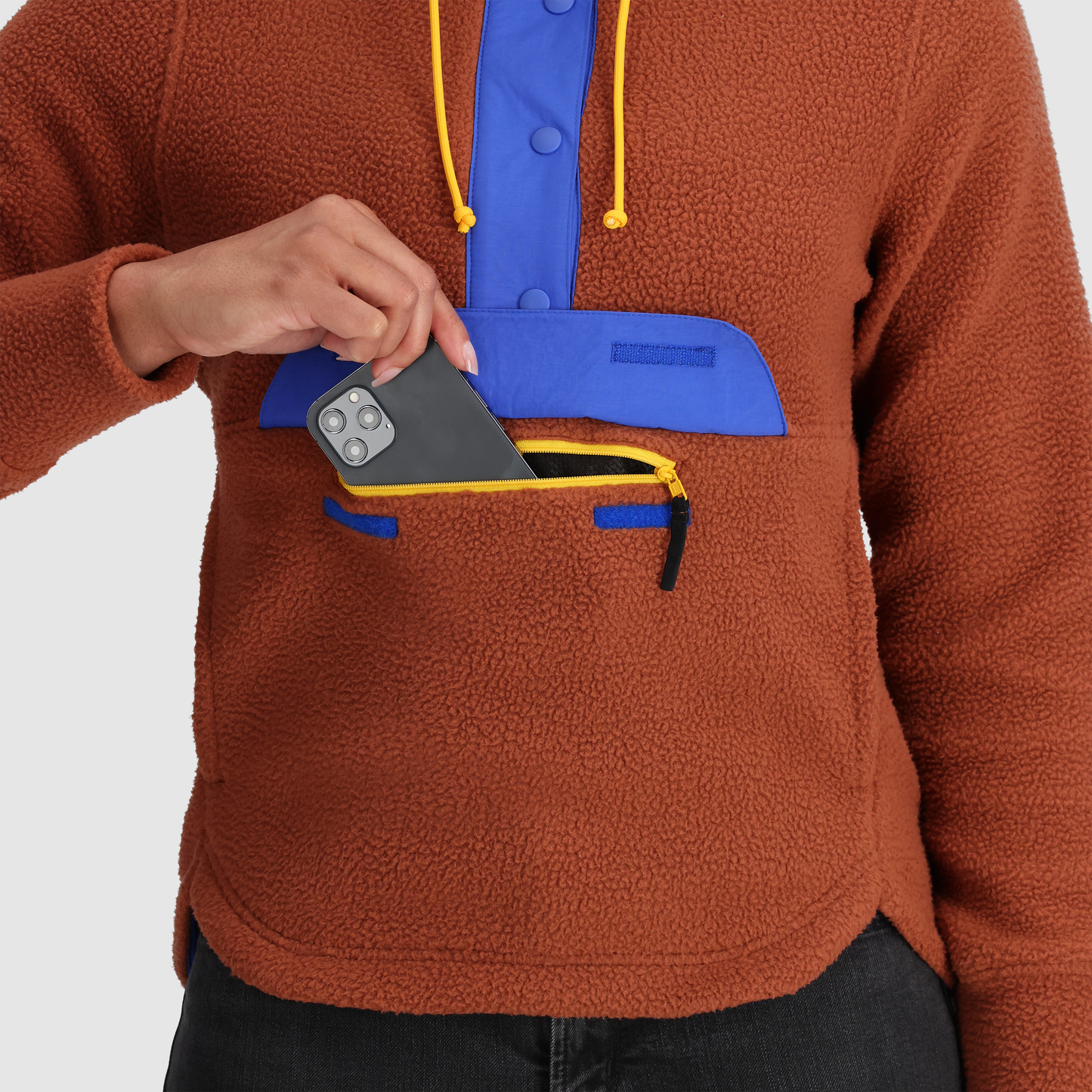 Sherpa Fleece Hoodie