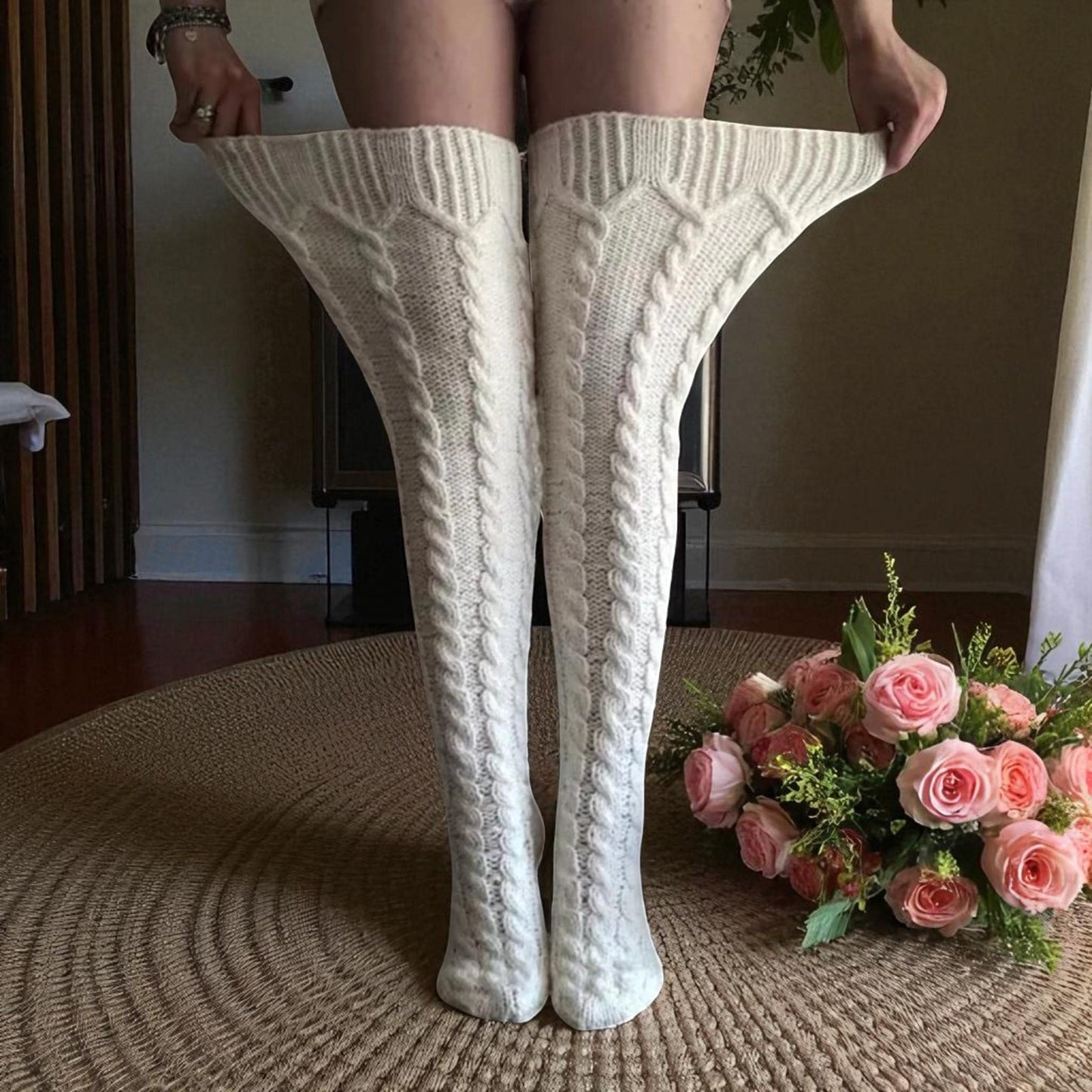 Long/Over-the-Knee Knitted Socks & Leg Warmers