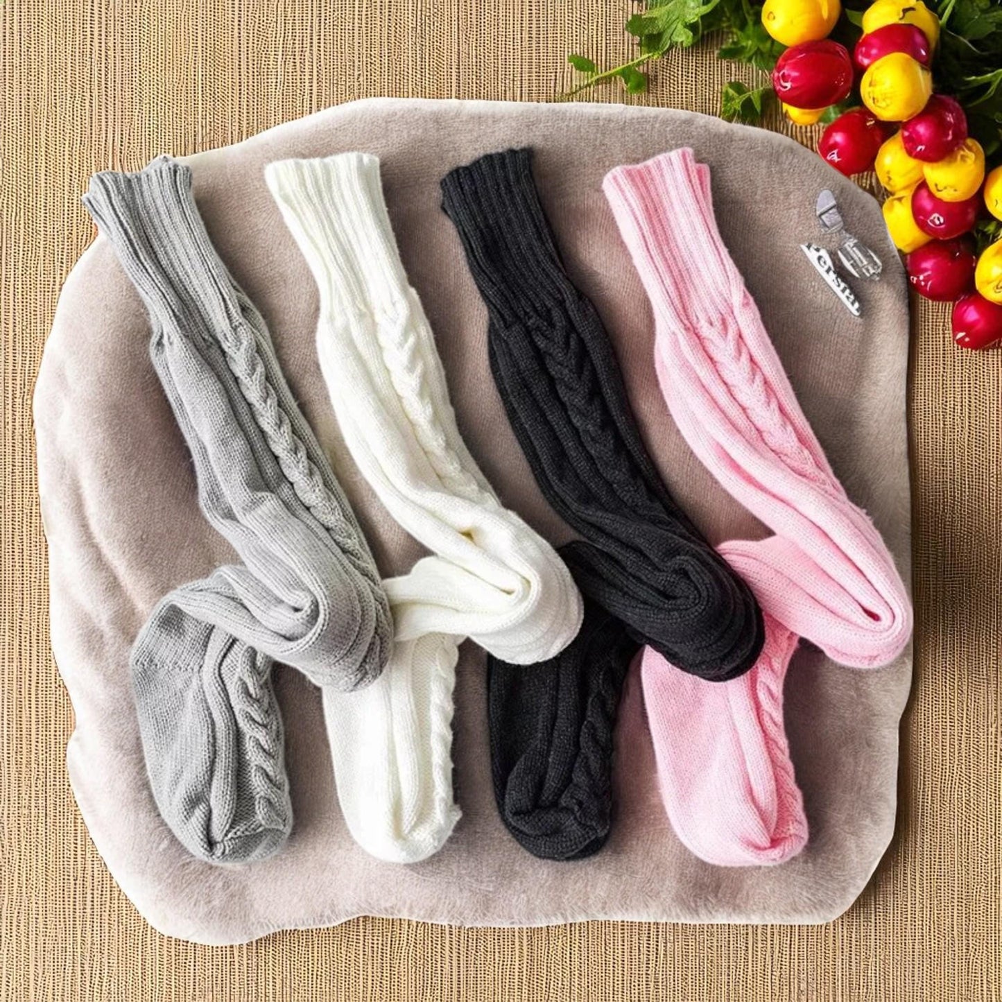 Long/Over-the-Knee Knitted Socks & Leg Warmers