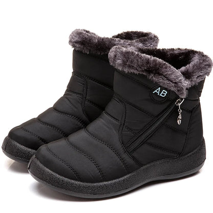 Ankle Boots with Faux Fur Lining